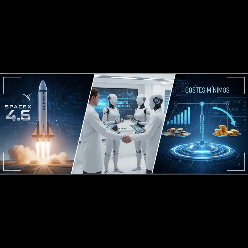 Noticias de la Semana en IA: SpaceX 4.6, Robots Humanoides y Costes Mínimos